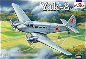 Yak8 Soviet Passenger Aircraft Plastic Model Airplane Kit 1/72 Scale #72183
