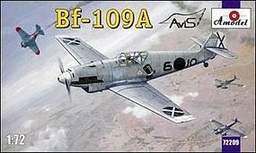 A-Model-From-Russia Messerschmitt Bf109A German Fighter Plastic Model Airplane Kit 1/72 Scale #72209 A-Model-From-Russia Messerschmitt Bf109A German Fighter Plastic Model Airplane Kit 1/72 Scale #72209