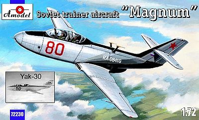 A-Model-From-Russia Yak30 Magnum Soviet Trainer Aircraft Plastic Model Airplane Kit 1/72 Scale #72230