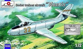 Yak32 Mantis Soviet Trainer Aircraft Plastic Model Airplane Kit 1/72 Scale #72232