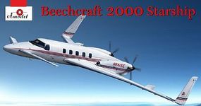 A-Model-From-Russia Beechcraft 2000 Starship N641SE Aircraft Plastic Model Airplane Kit 1/72 Scale #72273