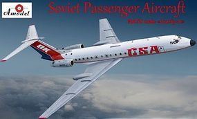 Tupolev Tu134A CSA Aircraft Plastic Model Airplane Kit 1/72 Scale #72278
