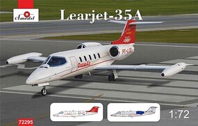 A-Model-From-Russia Learjet 35A Business Jet Plastic Model Airplane Kit 1/72 Scale #72295