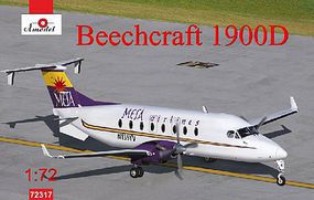 A-Model-From-Russia Beechcraft 1900D Mesa Airlines Aircraft Plastic Model Airplane Kit 1/72 Scale #72317