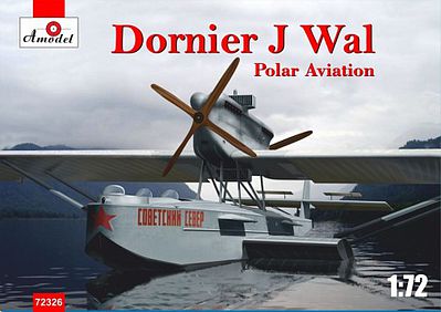 A-Model-From-Russia Dornier J Wal Polar Aviation German Flying Boat Plastic Model Airplane Kit 1/72 #72326