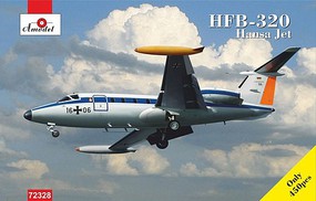 A-Model-From-Russia HFB320 Hansa Lufthansa Jet Aircraft Plastic Model Airplane Kit 1/72 Scale #72328