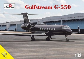 A-Model-From-Russia G550 Gulfstream Business Jet Plastic Model Airplane Kit 1/72 Scale #72361