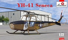 A-Model-From-Russia YH41 Seneca US Army Helicopter Plastic Model Helicopter Kit 1/72 Scale #72366