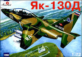 Yak130D Soviet Trainer Aircraft Plastic Model Airplane Kit 1/72 Scale #7293