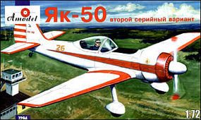 A-Model-From-Russia Yak50 Bubble Top Soviet Fighter (2nd Version) Plastic Model Airplane Kit 1/72 Scale #7294 A-Model-From-Russia Yak50 Bubble Top Soviet Fighter (2nd Version) Plastic Model Airplane Kit 1/72 Scale #7294