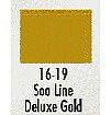 Modelflex Soo Line Dulux Gold 1oz. Bottle Hobby and Model Acrylic Paint #1619