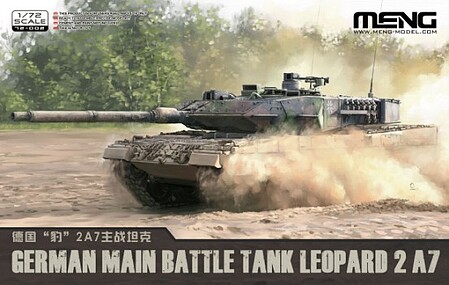 Meng Leopard 2A7 German Main Battle Tank Plastic Model Military Vehicle Kit 1/72 Scale #72002
