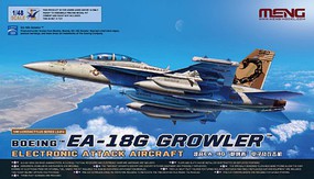Meng EA18G Growler Electronic Attack Aircraft Plastic Model Airplane Kit 1/48 Scale #ls14