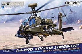 Meng 1/35 AH64D Apache Longbow Heavy Attack Helicopter