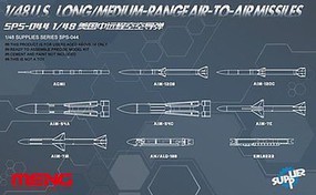 Meng US Long/Medium Range Air-to-Air Missiles Plastic Model Military Diorama 1/48 Scale #sps44 Meng US Long/Medium Range Air-to-Air Missiles Plastic Model Military Diorama 1/48 Scale #sps44