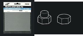 Meng Small Nuts & Hex Bolts Set A Plastic Model Vehicle Accessory 1/35 Scale #sps5