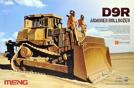 Meng D9R D00B1 ARMORED BULDOZER 1/35 Scale Plastic Model Military Vehicle #ss002