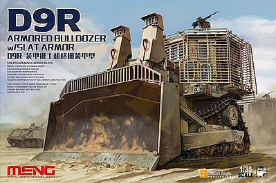 Meng D9R Armoured Bulldozer Plastic Model Military Vehicle Kit 1/35 Scale #ss010
