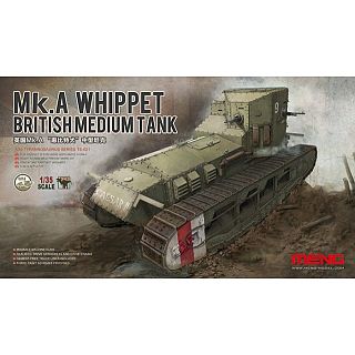 Meng Mk.A Whippet Medium Tank Plastic Model Military Vehicle Kit 1/35 Scale #ts021