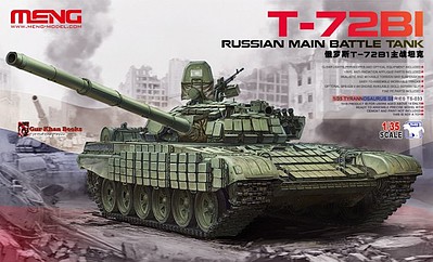 Meng Russian MBT T-72B1 Plastic Model Military Vehicle Kit 1/35 Scale #ts033