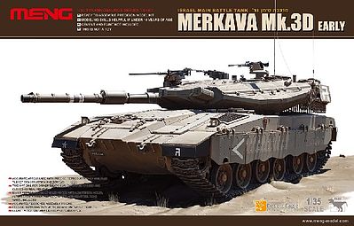 Meng Merkava Mk IIID (Early) Israeli MBT Plastic Model Tank Kit 1/35 Scale #ts1