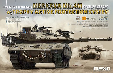 Meng Merkava Mk 4M Israeli MBT with TAPS  Plastic Model Military Vehicle Kit 1/35 #ts36