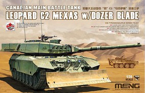 Meng Leopard C2 Mexas Canadian w/Dozer Blade Plastic Model Military Vehicle Kit 1/35 Scale #ts41