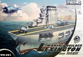 Meng Warshp Builder Lexington Plastic Model Military Ship Kit #wb001 Meng Warshp Builder Lexington Plastic Model Military Ship Kit #wb001