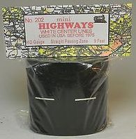 Mini-Hwy Straight Passing Zone with Pre-1970 Dashed Line Model Railroad Road Accessory HO Scale #202 Mini-Hwy Straight Passing Zone with Pre-1970 Dashed Line Model Railroad Road Accessory HO Scale #202