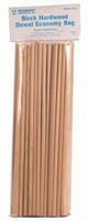 Birch Hardwood Dowel Economy Bag Hobby and Craft Wood Dowel #14