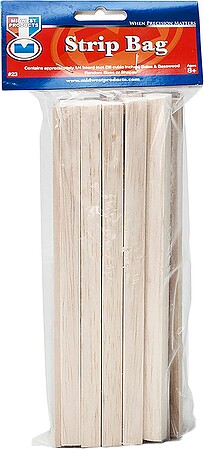 BALSA WOOD- 1 1/2 X 8 - APPROX 20 PIECES - -NEW - M10