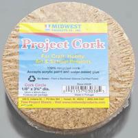 Midwest Cork Circle 1/8x3-3/4 6/ (6) Midwest Cork Circle 1/8x3-3/4 6/ (6)