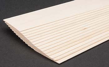 Midwest Basswood Sheets (1/32 x 2 x 24) (15) Hobby and Craft Building Supplies #4110