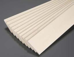 Basswood Sheets (3/16'' x 2'' x 24'') (10) Hobby and Craft Building Supplies #4114