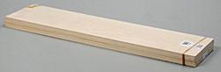 Midwest Basswood 6 x 24 Sheet - 1/8 pkg(10) Hobby and Craft Building Supplies #4127