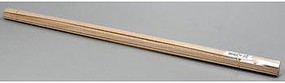 Midwest 3/16'' x 1/2'' x 36'' Micro-Cut Spruce Strips (15) Model Railroad Scratch Supply #7659