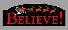 Miller Believe Rotating Sign