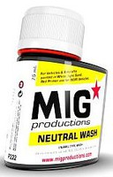 MIG Enamel Neutral Wash 75ml Bottle (Re-Issue) MIG Enamel Neutral Wash 75ml Bottle (Re-Issue)
