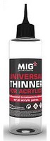 MIG Universal Thinner for Acrylics 200ml Bottle
