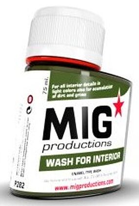 MIG Enamel Wash for Interior 75ml Bottle MIG Enamel Wash for Interior 75ml Bottle