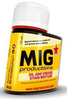 MIG Enamel Oil & Grease Stain Mixture 75ml Bottle (Re-Issue) MIG Enamel Oil & Grease Stain Mixture 75ml Bottle (Re-Issue)
