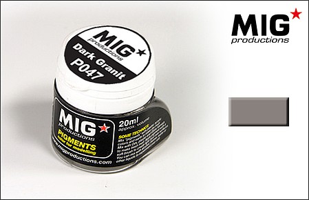 MIG Weathering Pigment Dark Granit 20ml Bottle (D)