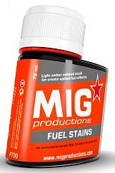MIG Enamel Fuel Stains Effect 75ml Bottle