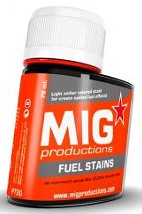 MIG Enamel Fuel Stains Effect 75ml Bottle MIG Enamel Fuel Stains Effect 75ml Bottle
