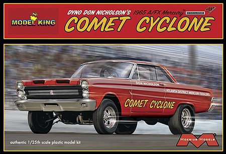 Model-King 65 Merc Comet Cyclone Nicholson Plastic Model Car Vehicle Kit 1/24 Scale #1238