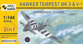 Mark-I Hawker Tempest Mk V/V1 Aircraft (2 in 1) Plastic Model Aircraft Kit 1/144 Scale #144109