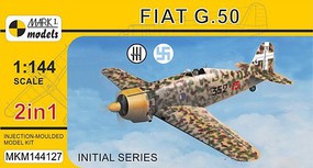 Mark-I Fiat G50 Italian/Finnish Fighter (2 in 1) Plastic Model Aircraft Kit 1/144 Scale #144127