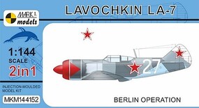 Mark-I Lavochkin La7 Berlin Operation Aircraft (2 in 1) Plastic Model Aircraft Kit 1/144 #144152