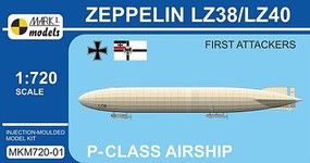 Mark-I 1/720 Zeppelin LZ38/LZ40 First Attackers P-Class German Airship Mark-I 1/720 Zeppelin LZ38/LZ40 First Attackers P-Class German Airship