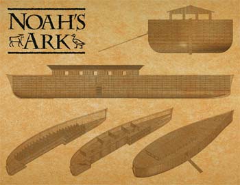 Minicraft Noahs Ark in Cubit Scale Plastic Model Commercial Ship Kit 1/350 Scale #11316